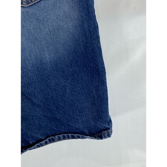 LEVI'S Men's Medium Blue 569 Loose-Fit Faded Five-Pocket Denim Jean Shorts SZ 40 - Picture 9 of 11